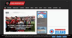 Desktop Screenshot of foggiasport24.com